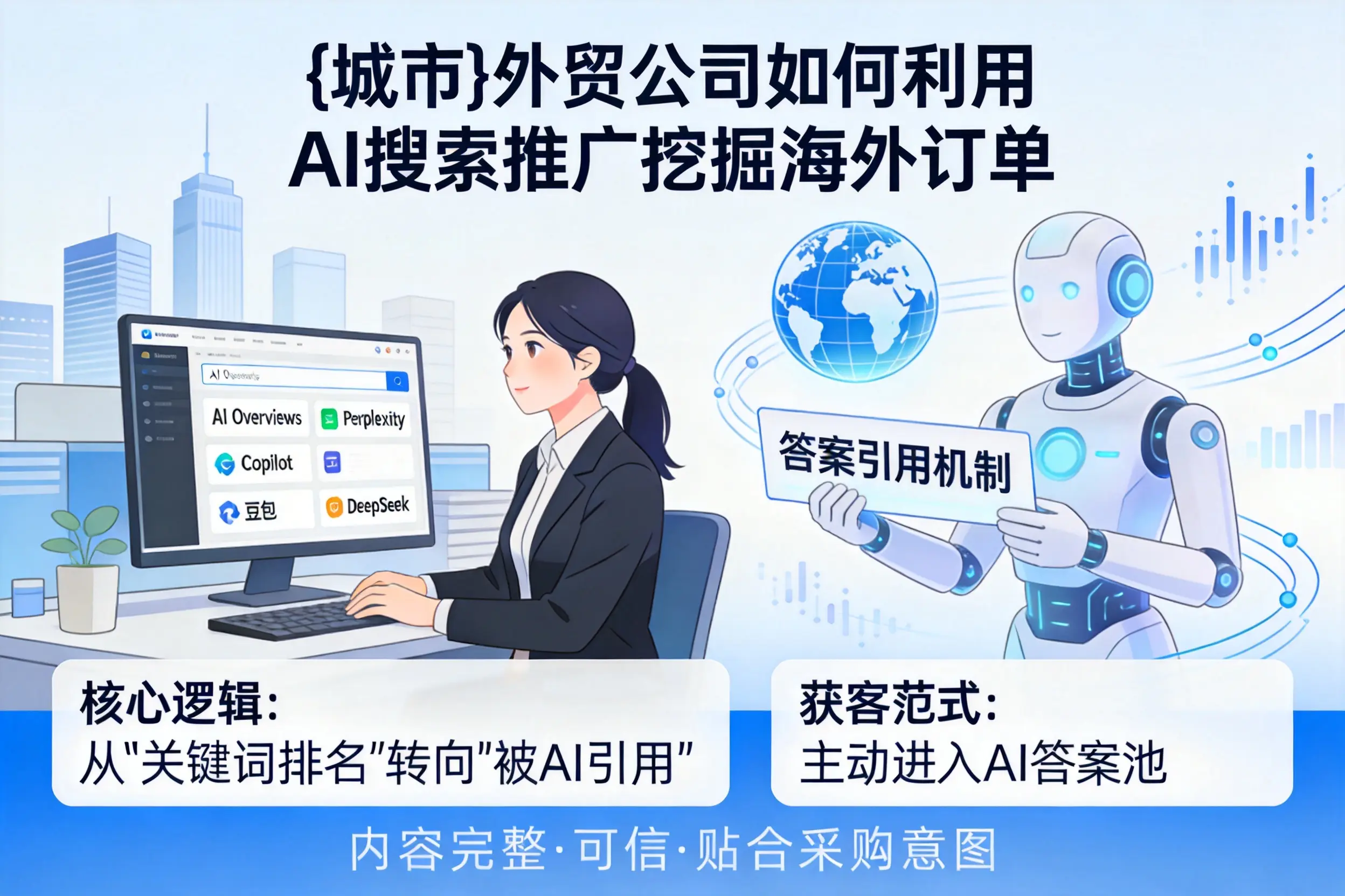宿州外贸公司如何利用AI搜索推广挖掘海外订单