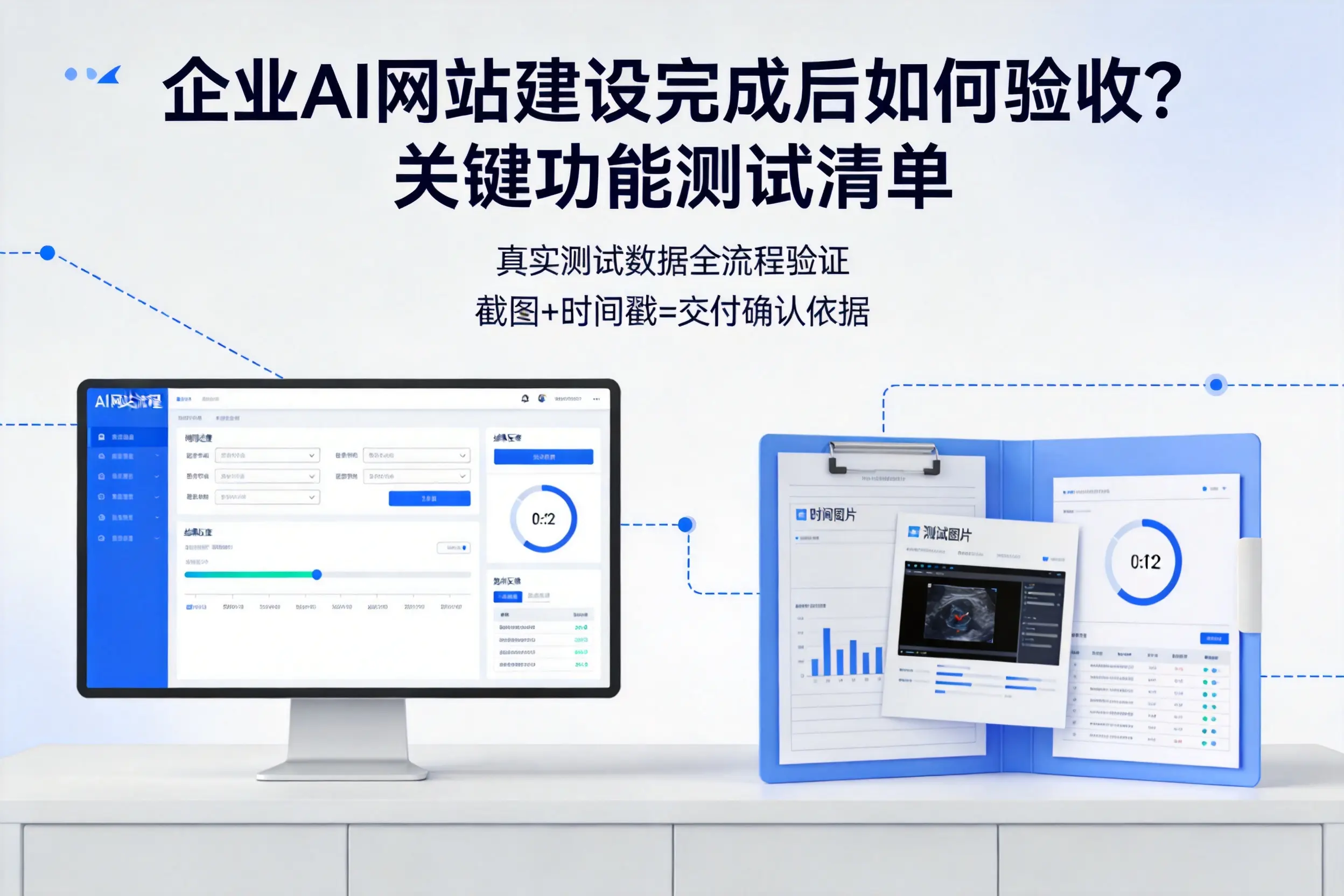 宿州企业AI网站建设完成后如何验收？关键功能测试清单
