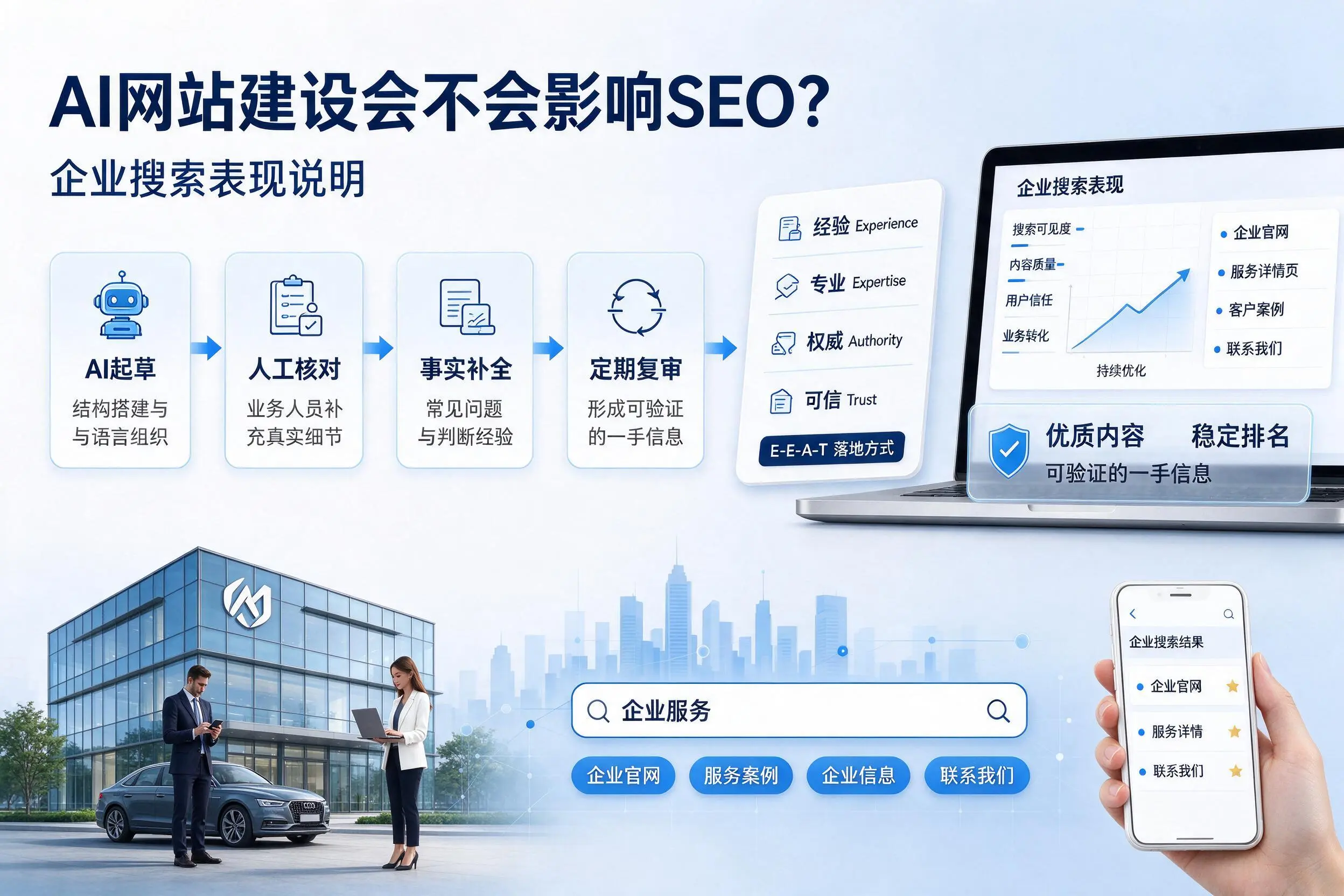 AI网站建设会不会影响SEO?宿州企业搜索表现说明