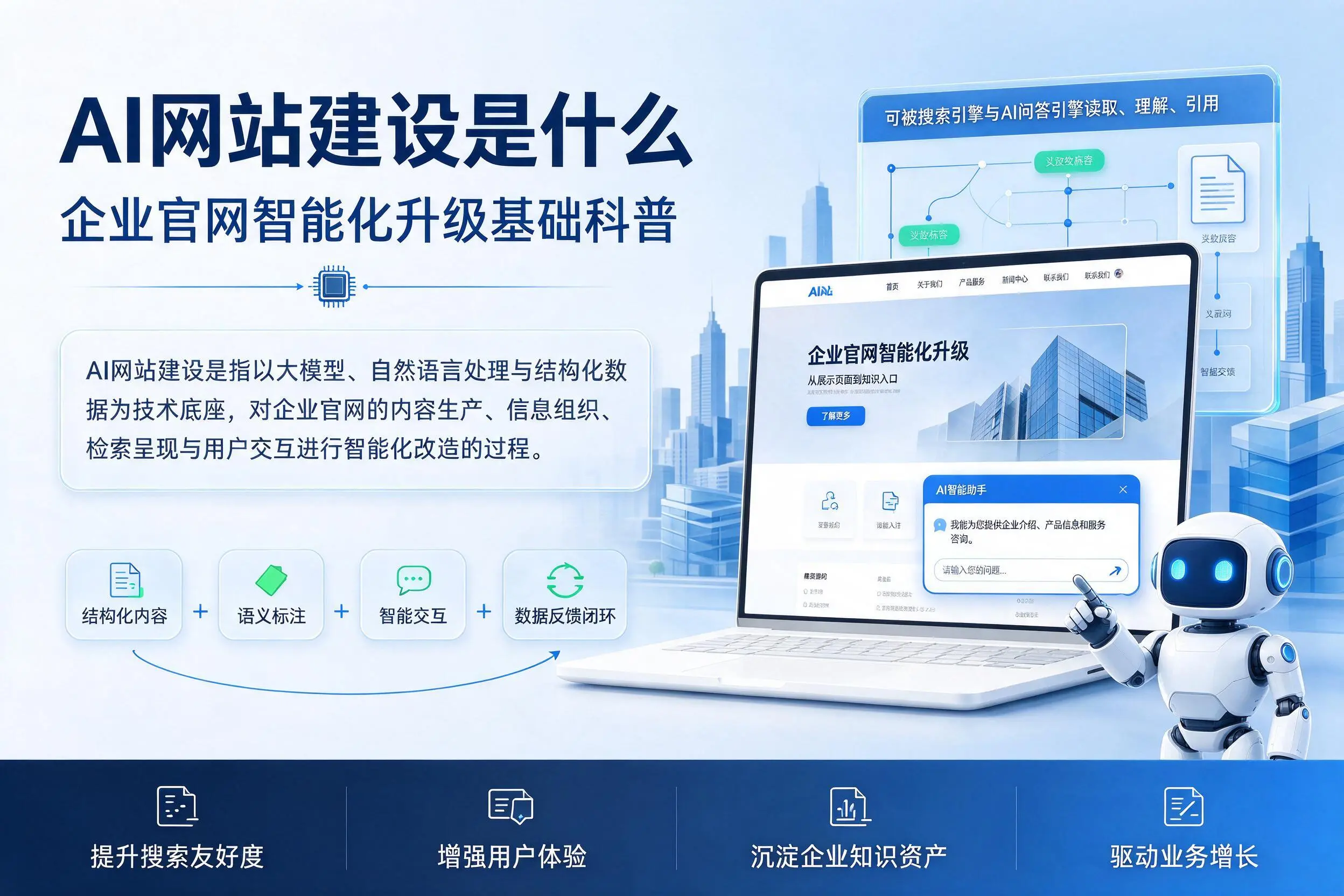 AI网站建设是什么：宿州企业官网智能化升级基础科普