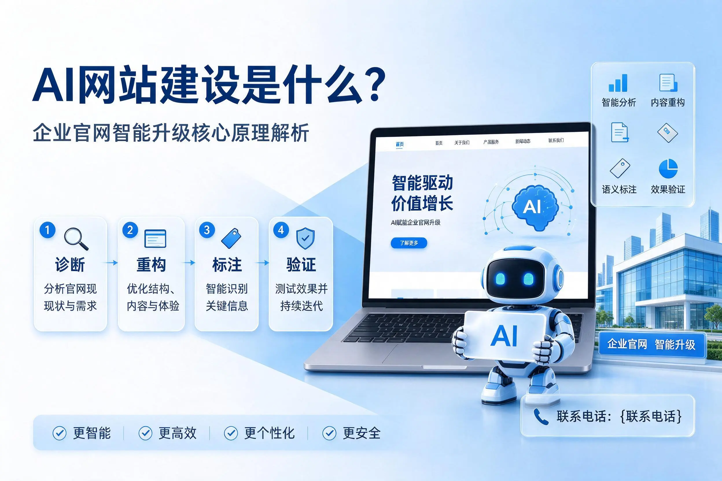 AI网站建设是什么？宿州企业官网智能升级核心原理解析