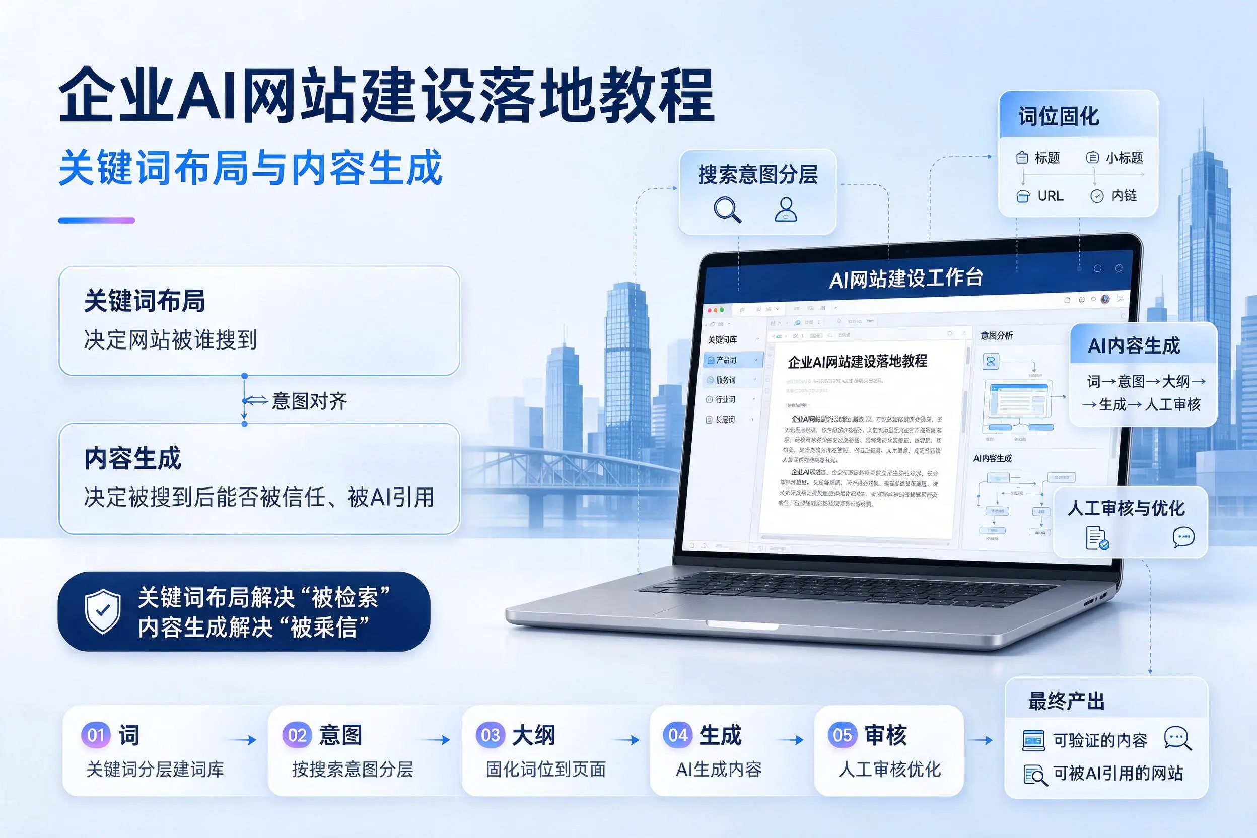 宿州企业AI网站建设落地教程：关键词布局与内容生成